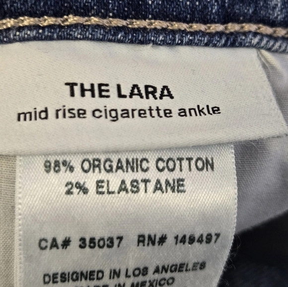 Joe’s Jeans The Lara Mid-Rise Cigarette Ankle Jean Women's Size 27 - Picture 3 of 13